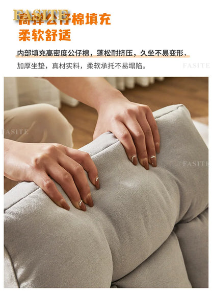 Lazy sofa tatami bay window lazy chair folding fabric can sit single chair balcony bedroom back lying