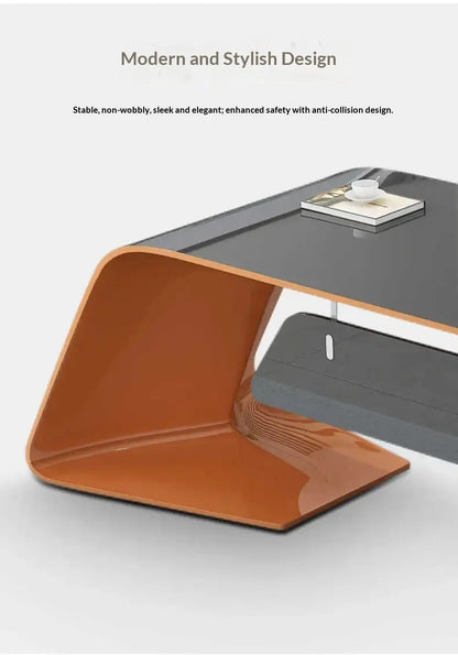 Executive Light Luxury Office Desk in Stock Designer Storage Organizer Computer Desks L Shaped Quality Escritorio Furniture