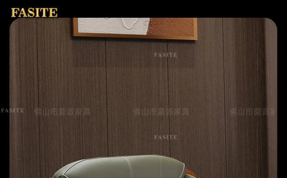 Ebony leather sofa first layer cowhide new Chinese high-end villa living room large apartment solid wood