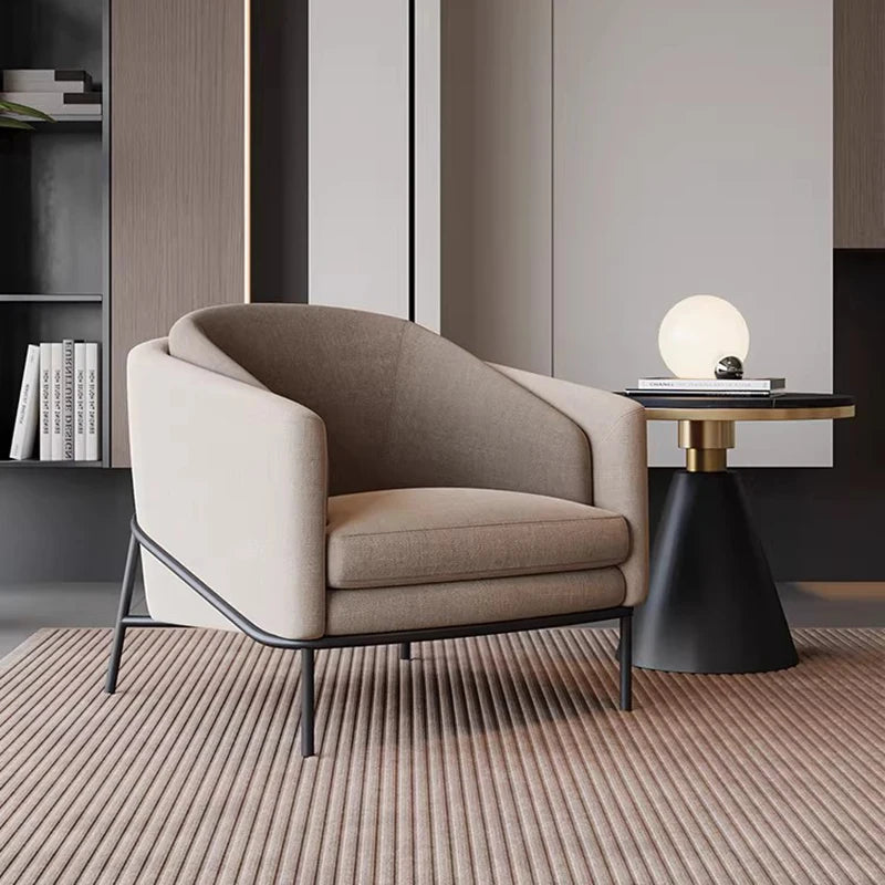 Canapés de luxe pour bureau et salon, fauteuil pour petite maison, canapé d'extérieur minimaliste, divano individuel pour petite maison, mobilier tendance