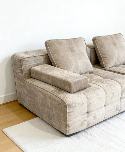 Vacuum Compressed Sofa Living Room Decoration Armchairs Fabric Sponge Sofa Lazy Modern Lounge Boneless Couch Hotel Furniture