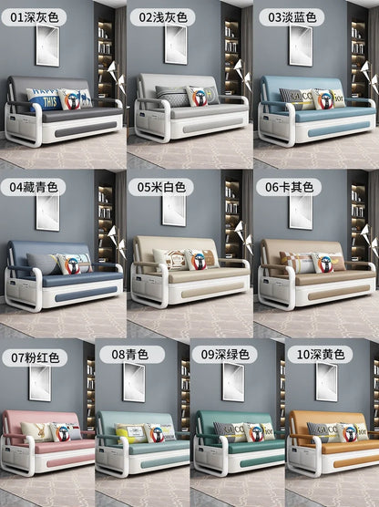 Sofa bed dual-purpose foldable single multi-functional storage small apartment living room double