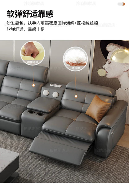 Italian Modern Sofas Minimalist Living Room Electric Lazy Sofas Relax Armchairs Apartment Articulos Para El Hogar Accessories