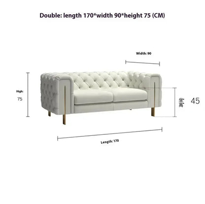 Simple Modern Soft Sofa Chair Living Room Fancy Designer Lounge Sofa House Loveseat Woonkamer Banken Apartment Furniture sofá