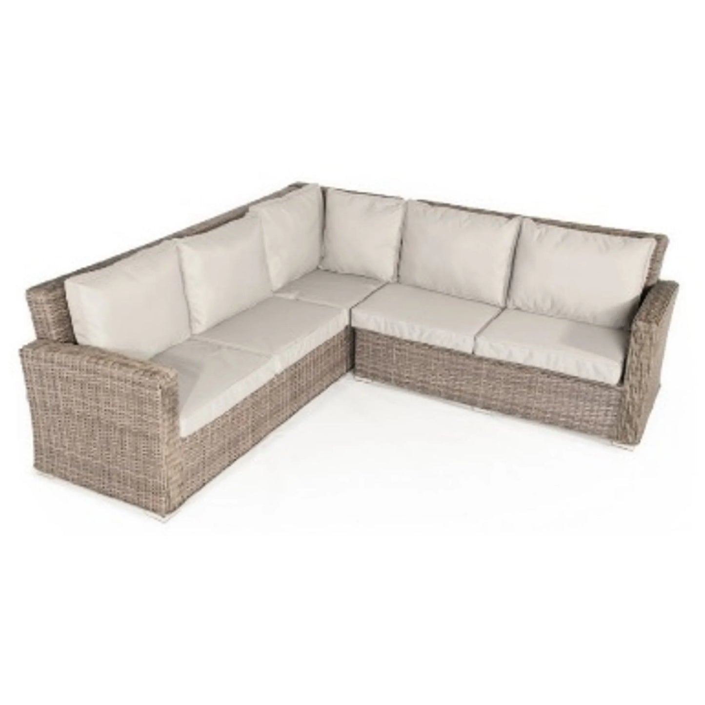Luxury Outdoor Rattan Corner Sofa Set Durable Height Adjustable Table with Sectional Sofa for Villa Garden Leisure Furniture