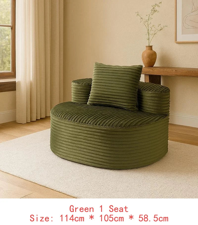 Compressed Sofa: Moon Bay Sofa YKX-33003A1 Green - Modern, Stylish, Comfortable Seating for Your Living Room or Office Space