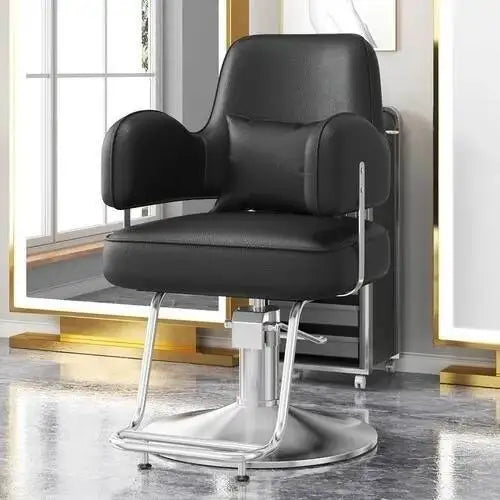Style Durable Hair Salon European Barber Chairs Hairdressing Chair Dressing Room Back Armchair Recliner Cabeceros Furniture