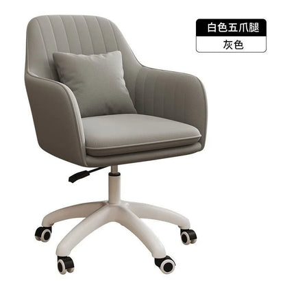 Chair Home Backrest Comfortable Long-Sitting Office Chair College Student Girl Dormitory Study Chairs Makeup Chair Computer