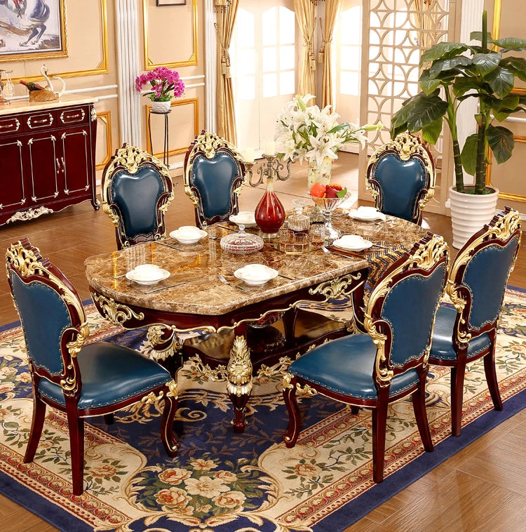 Flowers Decoration Dining Tables Square Design Gold Nordic Kitchen Dining Tables Modern Luxury Tavoli Da Pranzo Home Furniture