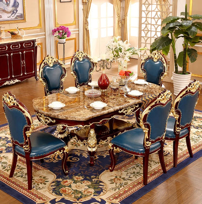 Flowers Decoration Dining Tables Square Design Gold Nordic Kitchen Dining Tables Modern Luxury Tavoli Da Pranzo Home Furniture