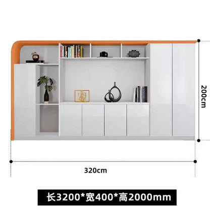 Modern simple class desk baking paint general manager boss table atmospheric office light luxury fashion desk boss table