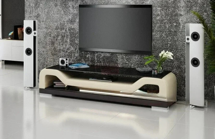 European Design Style LED Electric Sectional Sofa Set Top Microfiber Leather Home Furniture For Luxury Villa Living