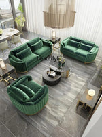 Asmt51 ss Nordic light luxury fabric sofa combination hotel clubhouse clothing store living room high-end sofa chair