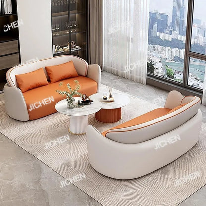 custom.Hotel Lobby Reception Rest Area Sofa Beauty Salon Lobby Business Reception Meeting Negotiation Ta