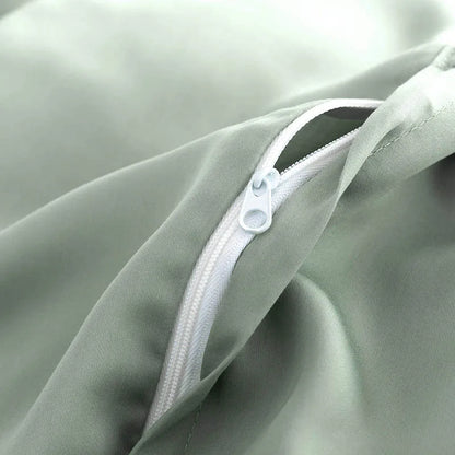 100% Mulberry Silk Bedding Set Solid Color Natural Silk Duvet Cover Set Twin King Queen Size Bed 3pcs/4pcs/5pcs Bed Sheet Set