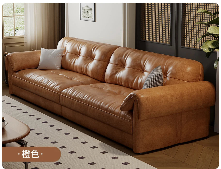 Leather Corner Living Room Sofas Armchair Minimalist Lazy Lounge Living Room Sofas Hallway Designer Muebles Postmodern Furniture