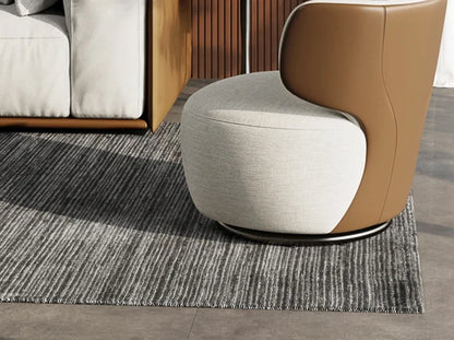 Rotating small sofa chair light luxury living room balcony simple Italian leisure chair group to discuss home use