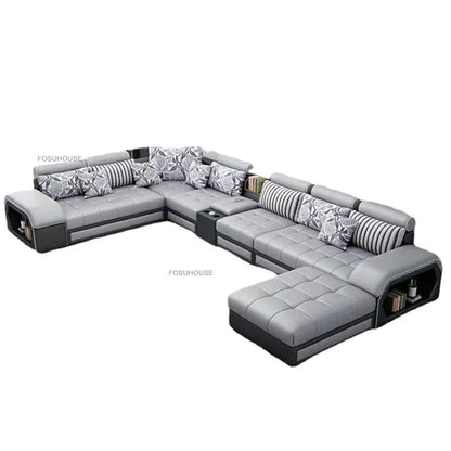 Nordic Fabric Living Room Sofas Combination Modern Apartment Single Sofas for Living Room Furniture Creative Corner Sofa v
