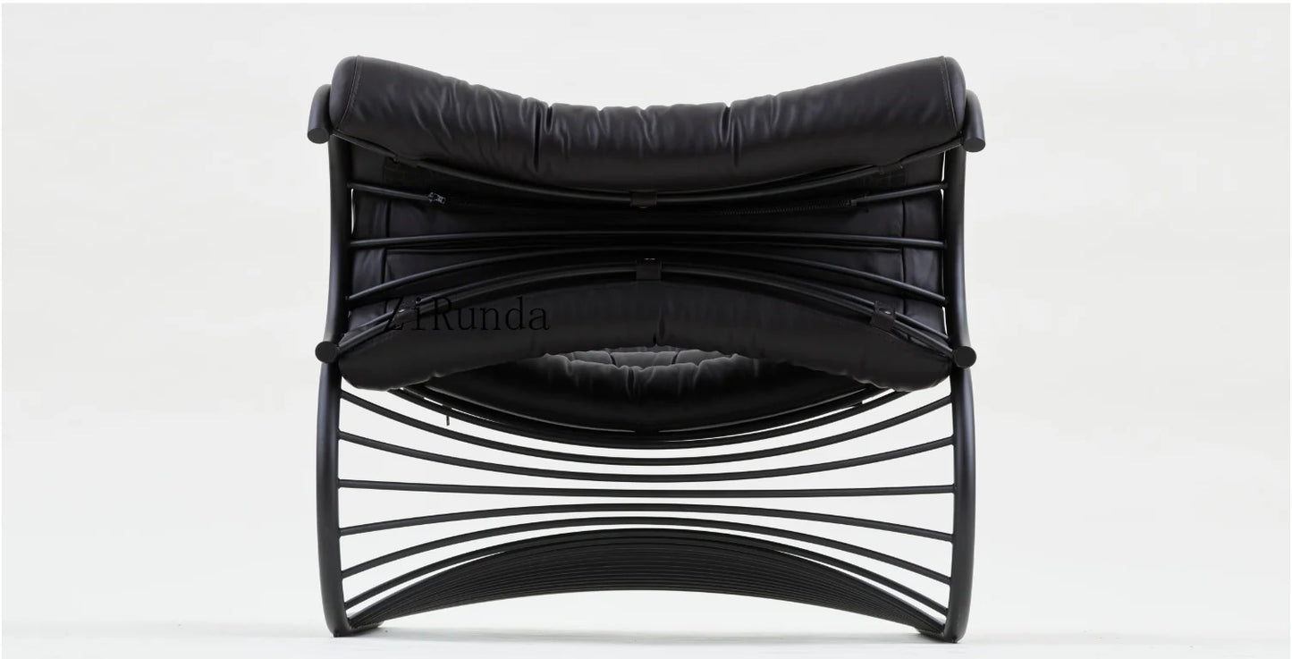 Nordic designer single back leisure chair creative hardware special-shaped home living room ergonomic model