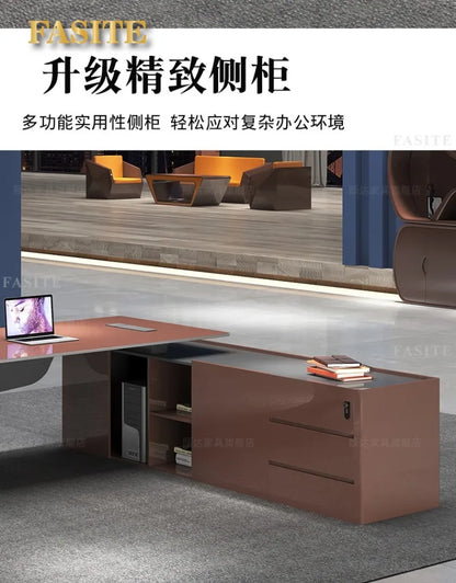 Office Furniture Desk Complete Boss Desk Modern Manager  Fashion