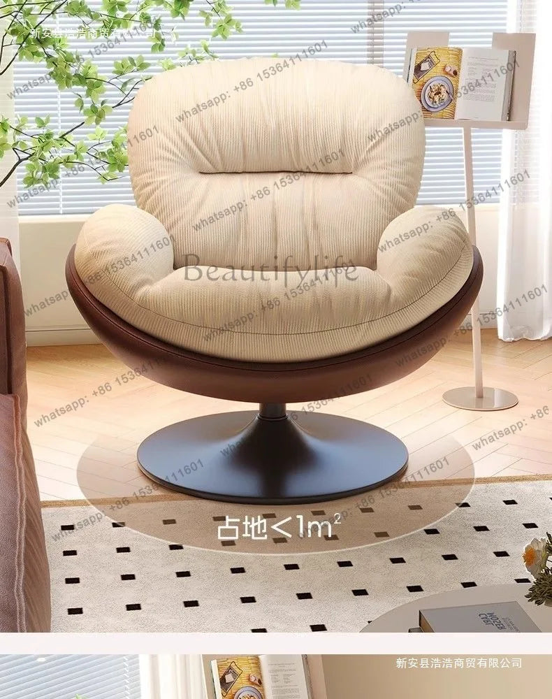 Lazy Sofa Rotating Eggshell Chair Rocking Chair Recliner Balcony Household Sleepable Leisure Single Sofa Nest Chair Schlafsofa