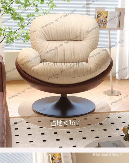 Lazy Sofa Rotating Eggshell Chair Rocking Chair Recliner Balcony Household Sleepable Leisure Single Sofa Nest Chair Schlafsofa