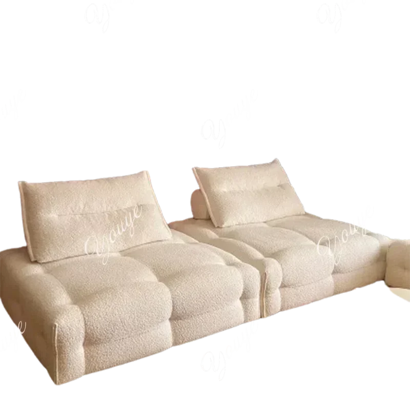 H-XM Fancy Unique Living Room Sofas New Arrival Large Wood Luxury Nordic Lazy Sofa Modern Floor European Divano Apartment Furnit