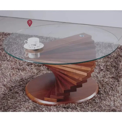 High quality latest design modern white glass coffee table