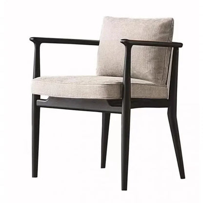 New Chinese Style Nordic Single-Seat Sofa Chair Post-Modern Minimalist Dining Chair Leisure Chair Conference