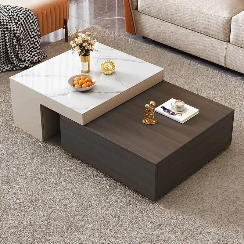 Minimalist Beauty Coffee Tables Italian Rectangular Industrial Trendy Coffee Tables Nordic Classic Mesa De Centro Furniture