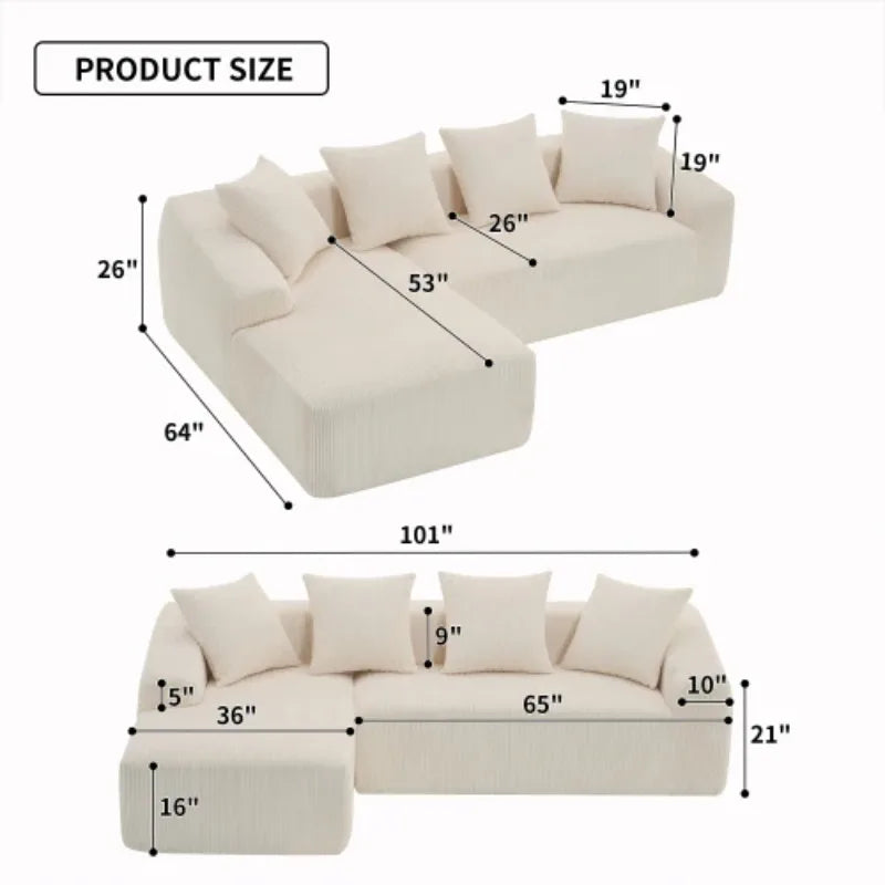 Couch Living Room Furniture Sectional Sofa Bed Sofas Liquidation Armchair Chaise Lounges Convertible Compressed Corner Home