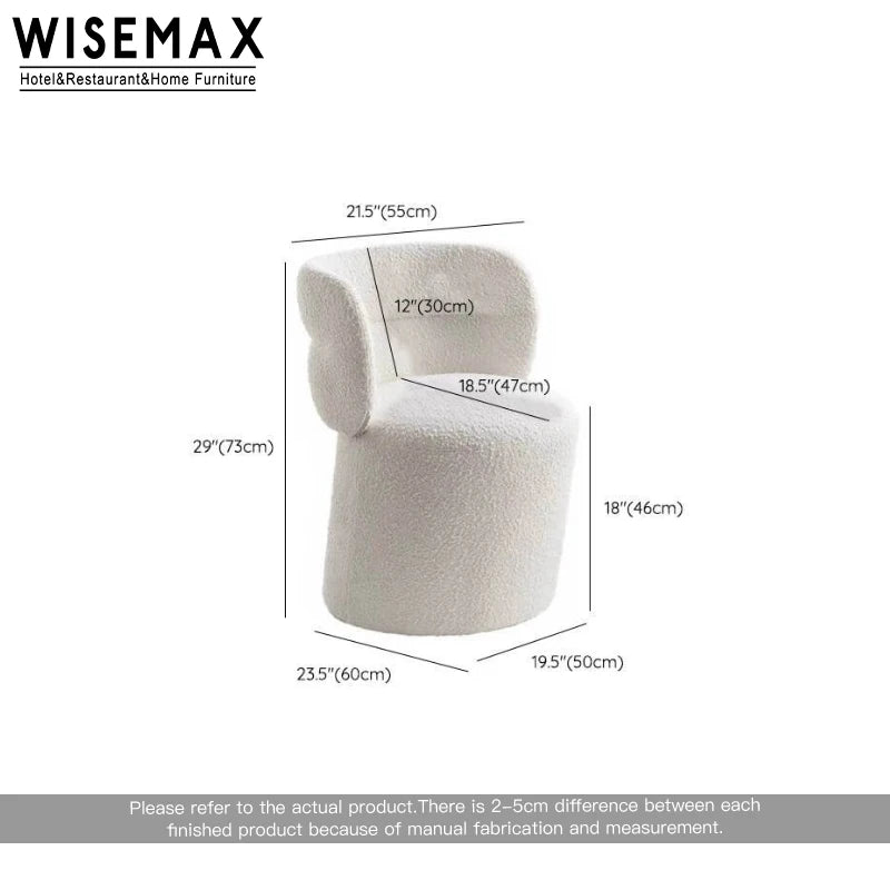 Wooden frame casual coffee chair elegant designer single waiting lounge sofa home living room