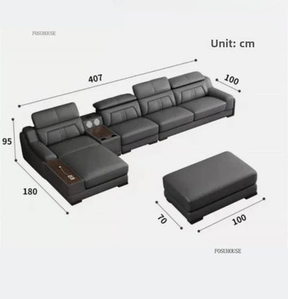 Modern Living Room Sofa Combination Light Luxury Chaise Lounges Designer Sofas for Living Room Personality Home Furniture N