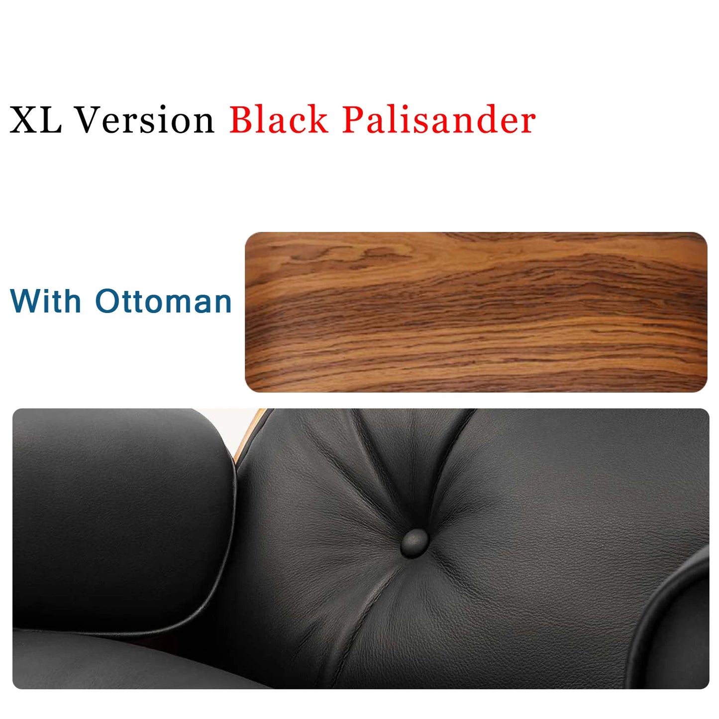 Top Layer Cowhide Classic Recliner XL Version With Armrest Swivel Chair Furniture Leisure Chair For Bedroom Balcony Studio