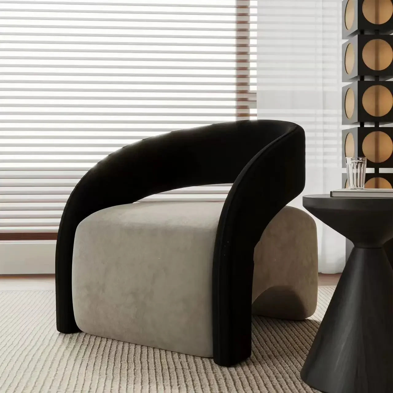 Nordic design single sofa modern minimalist light luxury living room balcony leisure tiger chair  FT