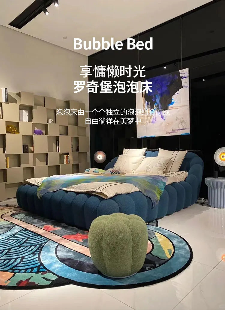 Lounge Clear Bed Decoration Beauty Room Decor Large Size European Sun Sleeping Bed Safe Letto Matrimoniale Trendy Furniture