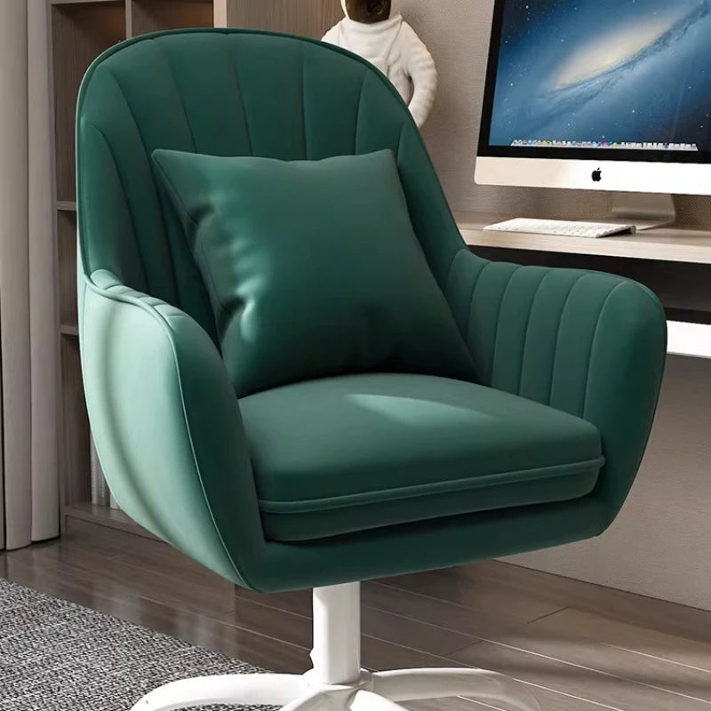 Modern Computer chair home comfort sedentary backrest casual office seat girl cute bedroom student desk turn chair