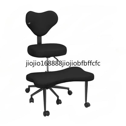 Cross Leg Chair - Meditation Chair with Wheels, ADHD Chair, Height Adjustable Seat, Adjustable Footstool