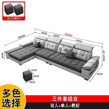 Sectional Living Room Sofas Lazy Lounge Designer Relax Sofa Multifunction Reclining Canape Salon De Luxe House Accessories