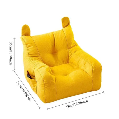 Single Sofa Children's Small Sofa Chair Solid Color Sofa Chair Portable Sofa Bedroom Furniture Mini Sofa Frameless Baby Seat
