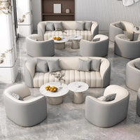 Modern Simple Sofa Designer Lounge Reception Lazy Luxury European Sofa Office Negotiation Aesthetics Divano Trendy Furniture