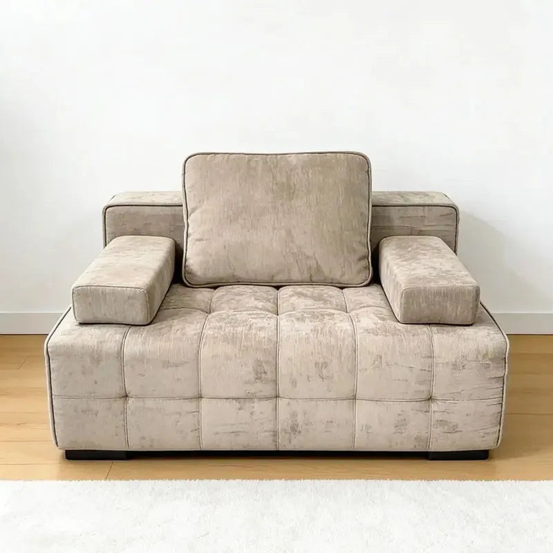 Vacuum Compressed Sofa Living Room Decoration Armchairs Fabric Sponge Sofa Lazy Modern Lounge Boneless Couch Hotel Furniture