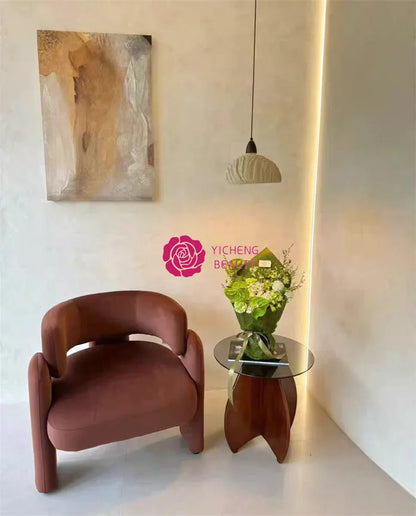 Beauty Wholesale Single Sofa Chair Balcony Light Luxury Single Chair From China Supplier Acrylic Chairs