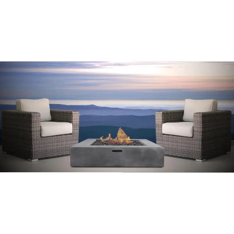 3-Piece Rattan Patio Furniture Set with Cushions - Ready to Use Outdoor Seating