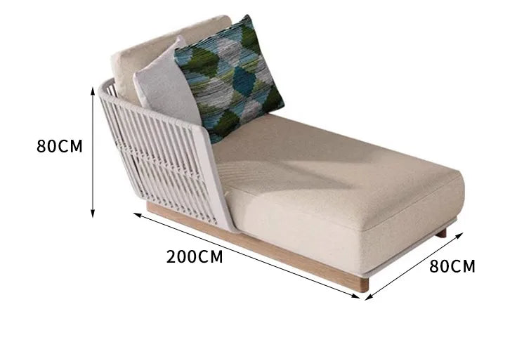 Leisure Outdoor Sofas Balcony Accent Design Courtyard Hotel Garden Sofas Floor Nordic Office Furniture Arredo Giardino Lshysf