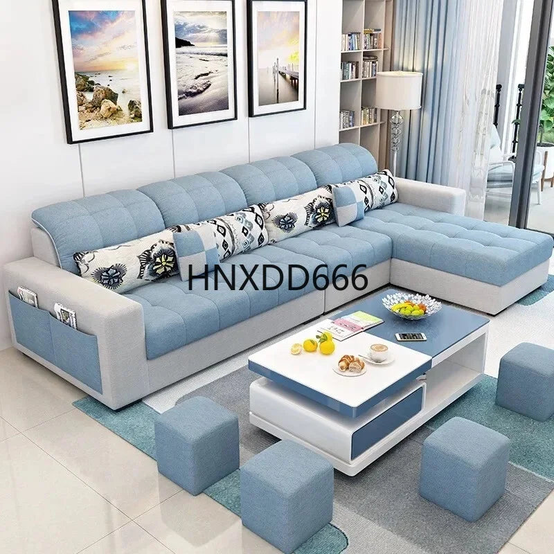Modern Minimalist Living Room Sofa - Stylish European Armchair and Large Nordic Lounge Furniture for Home Décor
