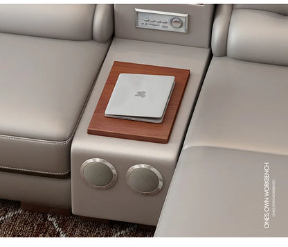 Modern Genuine Leather L Sofa Luxury Genuine Leather Sofa Set Furniture Living Room Couch