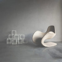 Furniture Modern Living Room Art Furniture Simple Solid Wood Irregular Unique Leisure Single Armchair Family Hotel