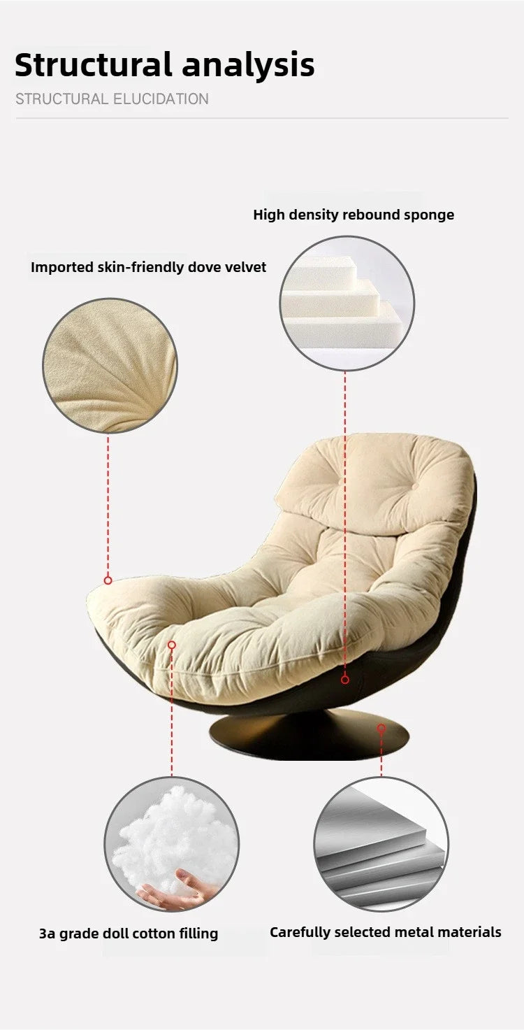 Relaxing Balcony Living Room Chairs Occasional Computer Gaming Lounge Accent Dresser Professional Swivel Chair Lazy Sofa