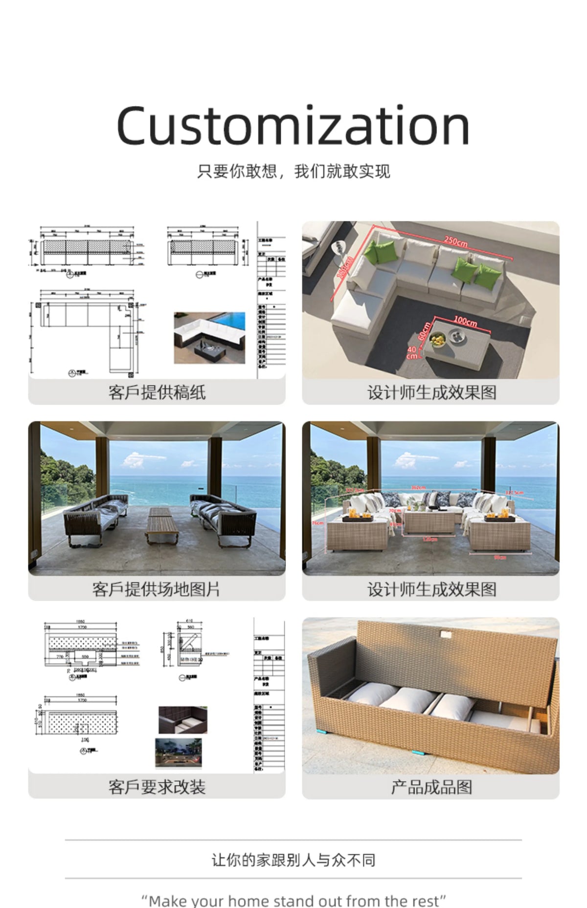 HXL outdoor sofa balcony rattan chair garden waterproof aluminum alloy outdoor terrace casual rattan sofa chair